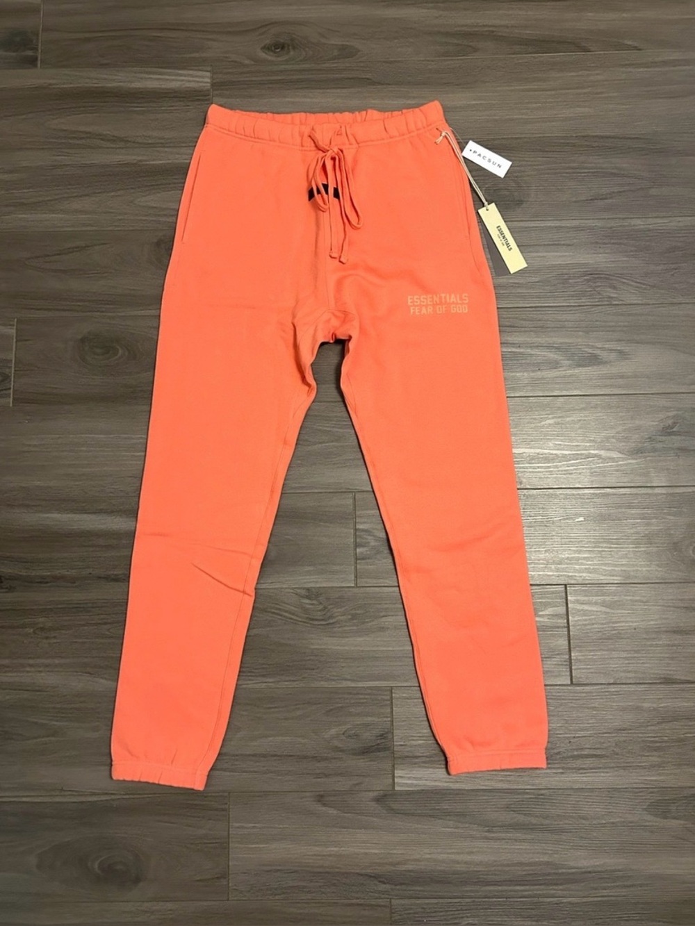 Essentials unisex Coral-Orange Sweatpants